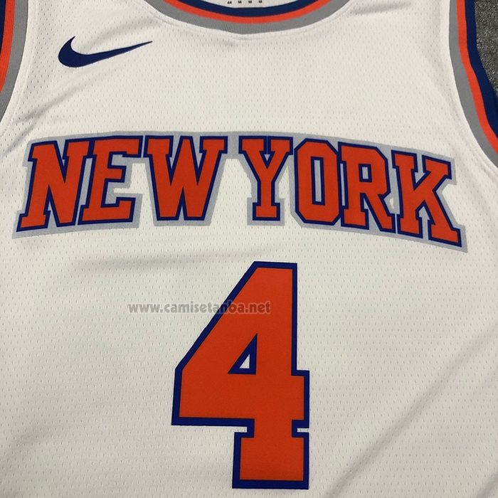 Camiseta New York Knicks Derrick Rose #4 Association Blanco